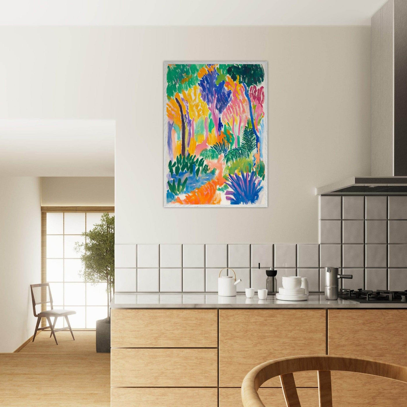 Abstract Foliage Art - Modern Wall Decor for Your Home - Vibrantwalls