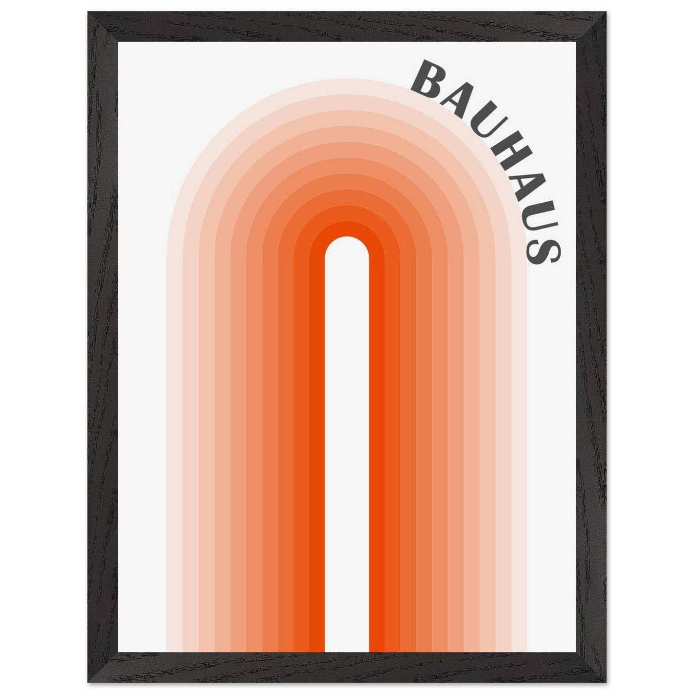 Bauhaus-Style Gradient Arch - Vibrantwalls