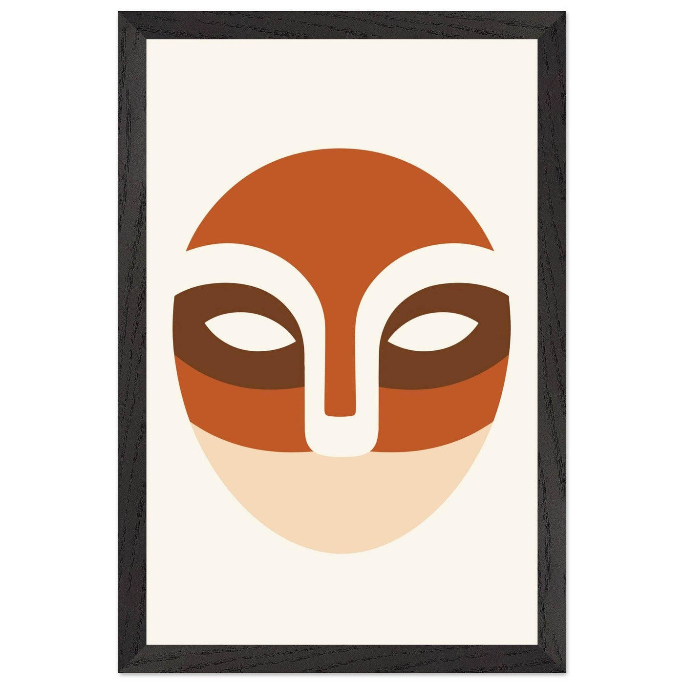 Abstract Desert Landscape Face - Vibrantwalls