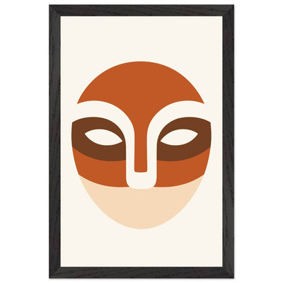 Abstract Desert Landscape Face - Vibrantwalls