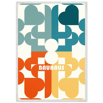 Bauhaus Geometric Shape Movement Style Design Poster Wall Art - Vibrantwalls
