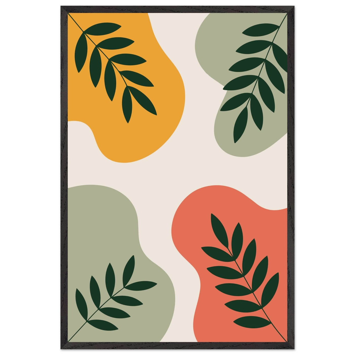 Abstract Botanical Art - Vibrantwalls