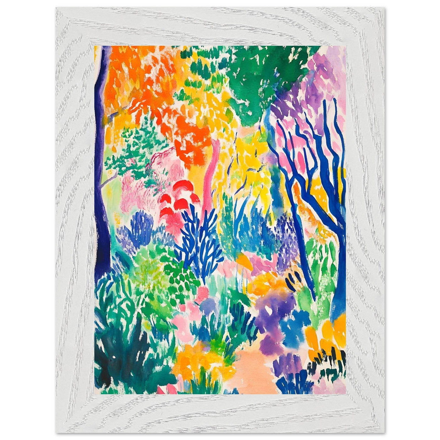 Vibrant Matisse Abstract Garden Joy - Vibrantwalls