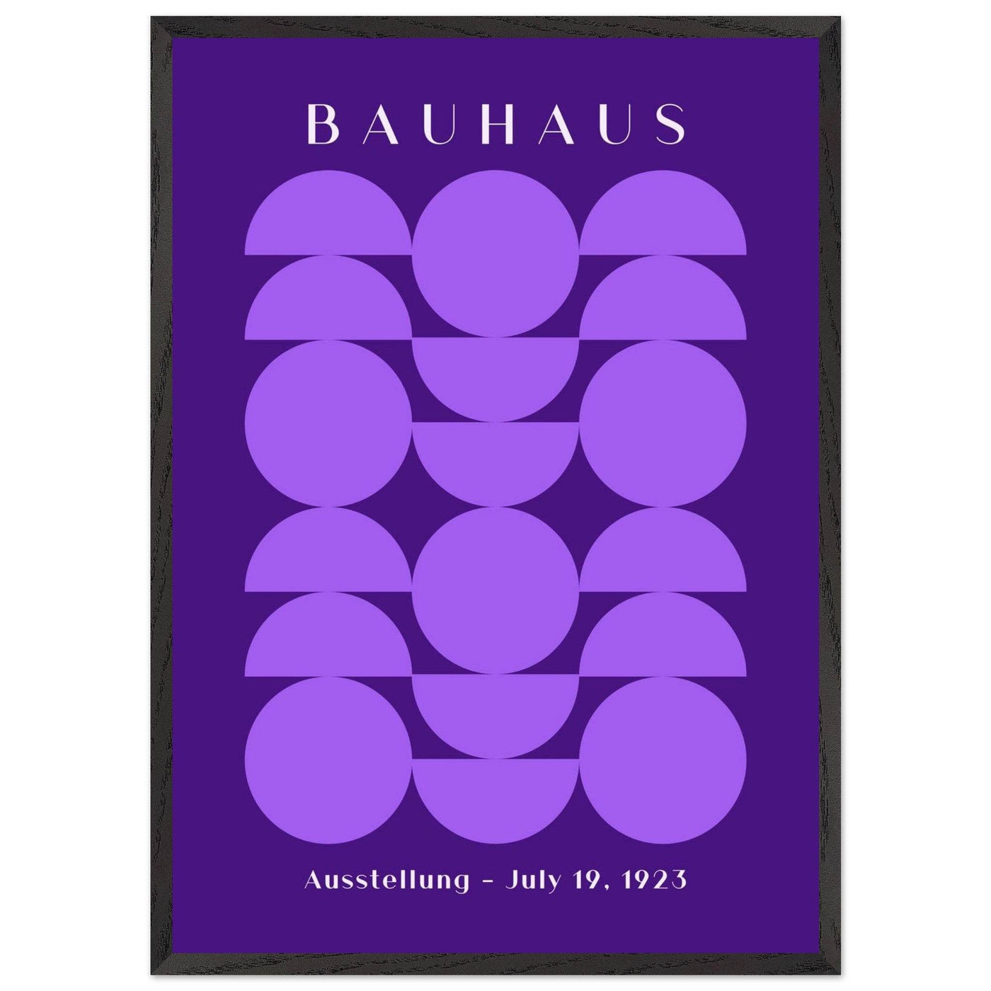 Bauhau 1923 Purple Geometric - Vibrantwalls