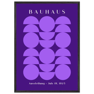 Bauhau 1923 Purple Geometric - Vibrantwalls