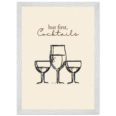But First Cocktails - Vibrantwalls