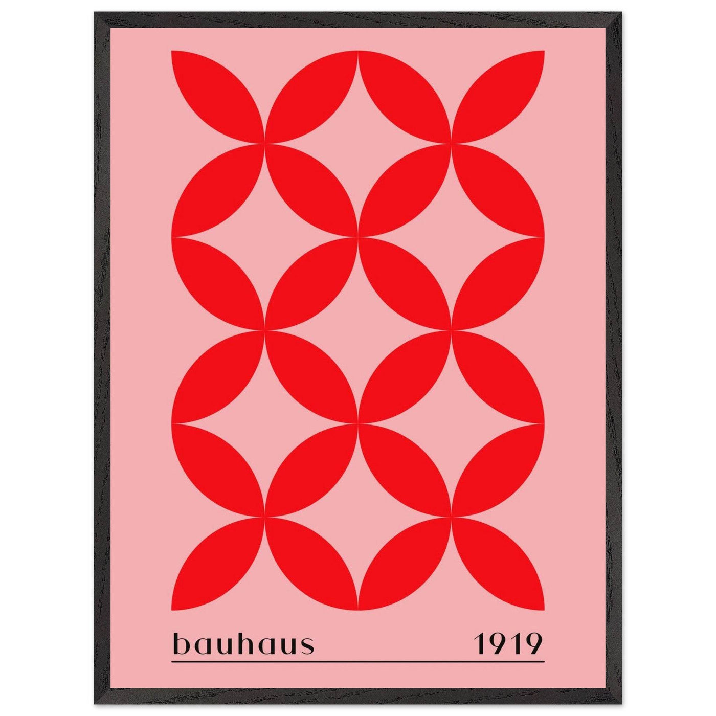 Bauhaus Minimalist Bold Red Geometric Design - Vibrantwalls