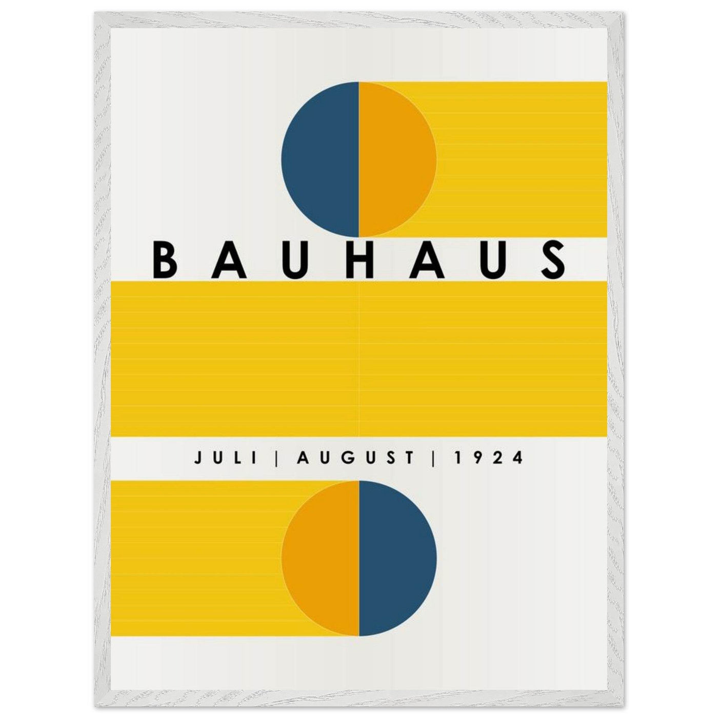 Bauhaus Blue Tunnel Geometric - Vibrantwalls