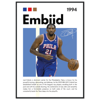 Joel Embiid Wall Art - Vibrantwalls
