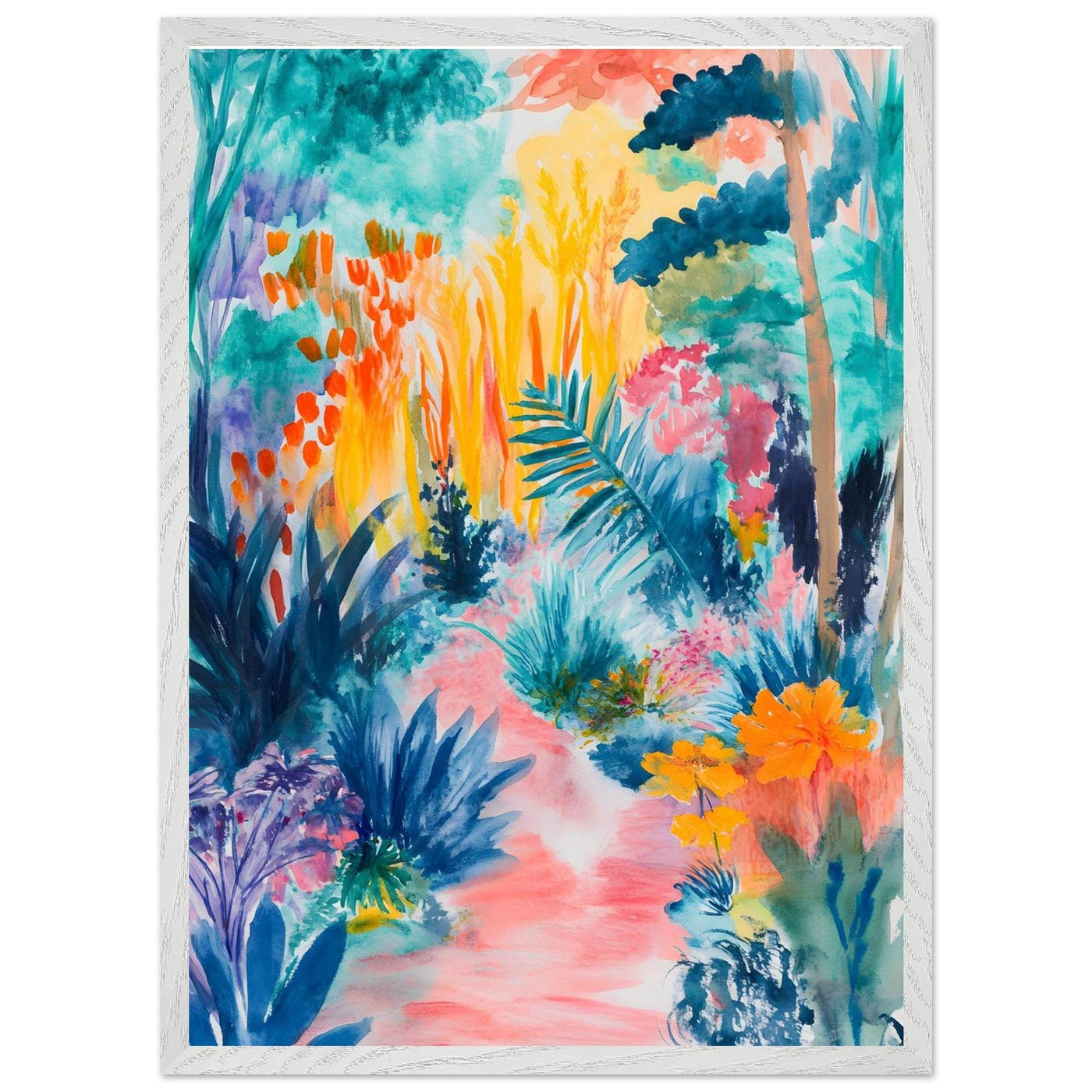Abstract Tropical Garden Matisse I - Vibrantwalls
