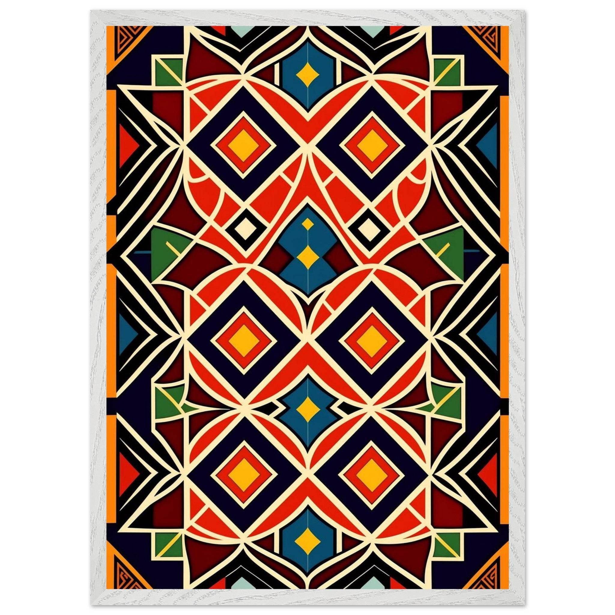 Abstract Geometric Wall Decor - Unique Boho Art for Contemporary Spaces - Vibrantwalls