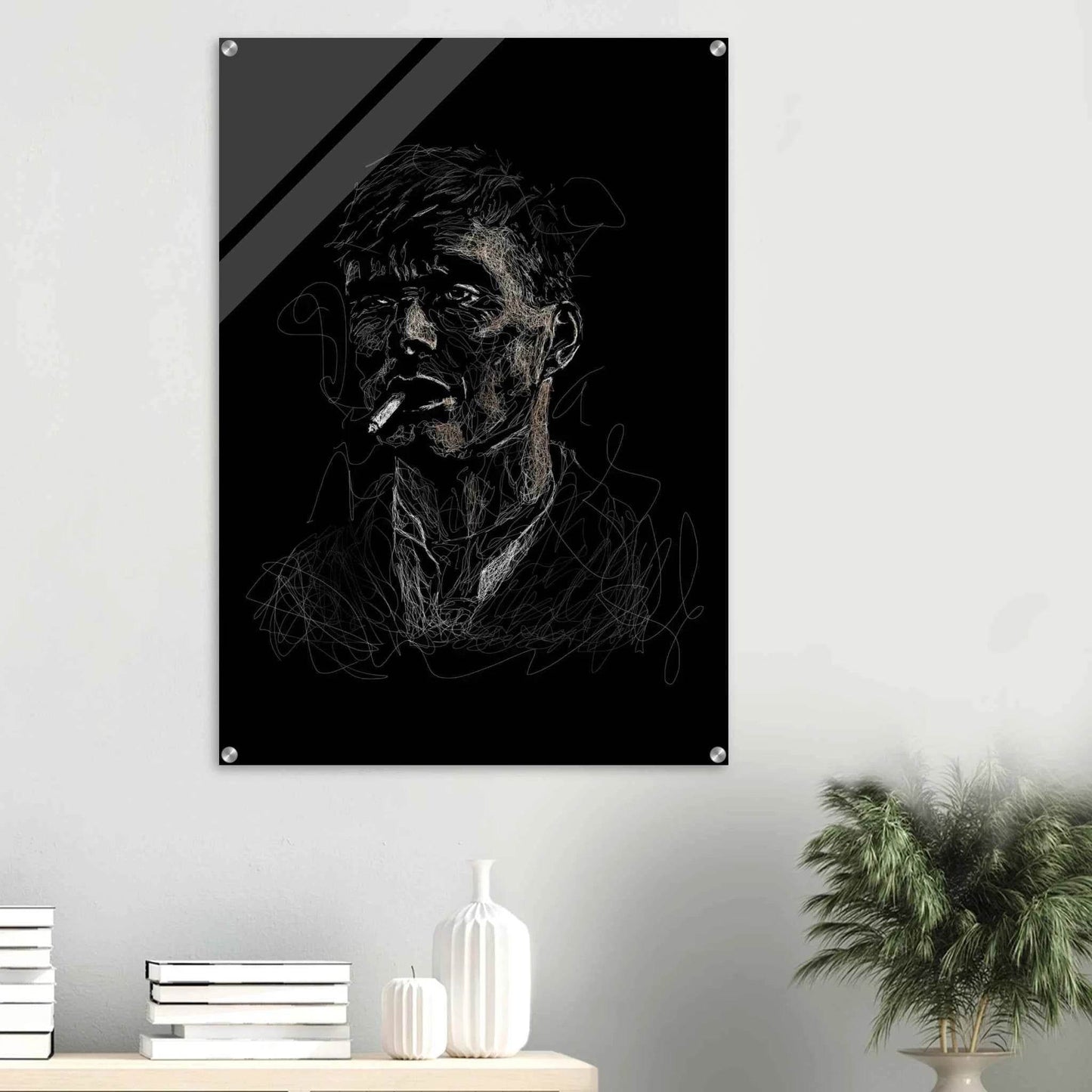 Abstract 'Notorious' Art Acrylic Print – Modern Urban Style Wall Decor, Multiple Sizes Available - Vibrantwalls