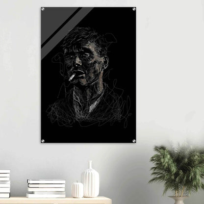 Abstract 'Notorious' Art Acrylic Print – Modern Urban Style Wall Decor, Multiple Sizes Available - Vibrantwalls
