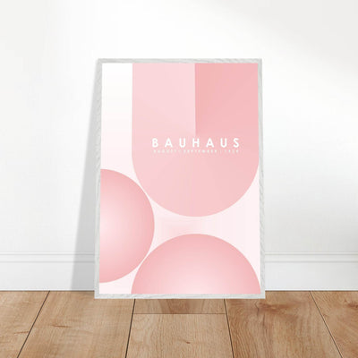 Bauhaus Soft Pink Geometric Design for Contemporary Spaces - Vibrantwalls