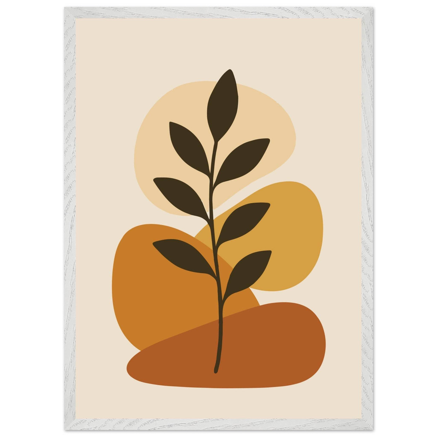 Modern Abstract Plant - Vibrantwalls