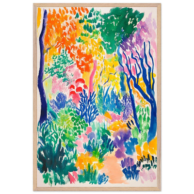 Vibrant Matisse Abstract Garden Joy - Vibrantwalls