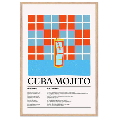 Cuba Mojito Cocktail Recipe - Vibrantwalls