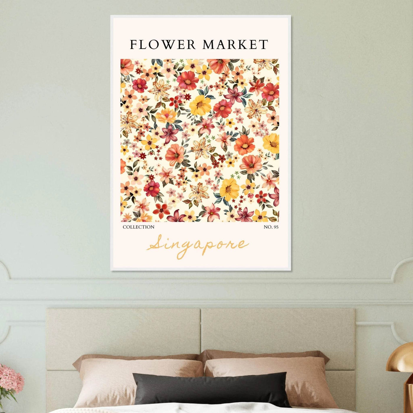 Flower Market Collection Framed Posters – Vibrant Floral Art Prints | Ready-to-Hang in Your Choice of Frame - Vibrantwalls