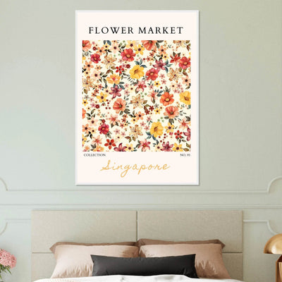 Flower Market Collection Framed Posters – Vibrant Floral Art Prints | Ready-to-Hang in Your Choice of Frame - Vibrantwalls