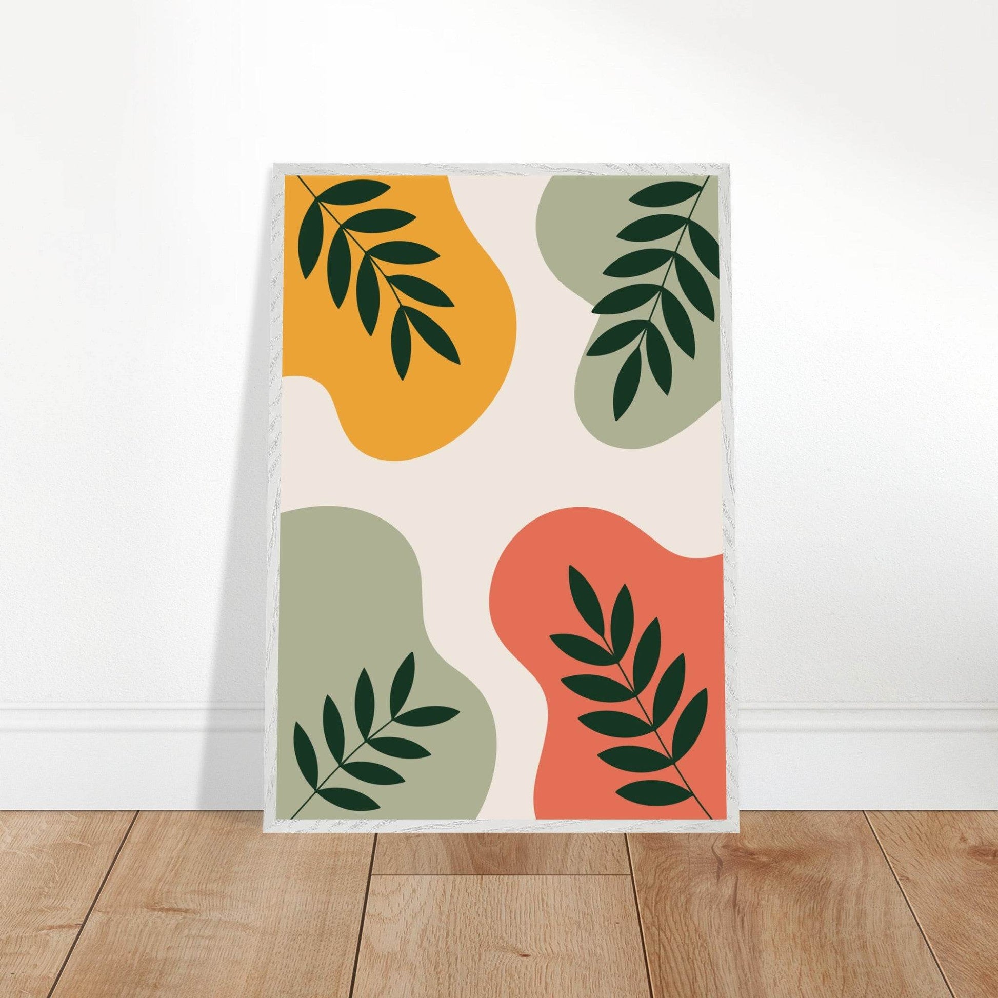 Botanical Nature Inspired Abstract Wall Art - Vibrantwalls