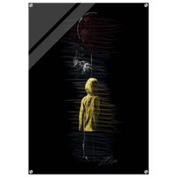 Abstract Figure Acrylic Print – Modern Black & Yellow Art, Vibrant & Durable Wall Decor - Vibrantwalls