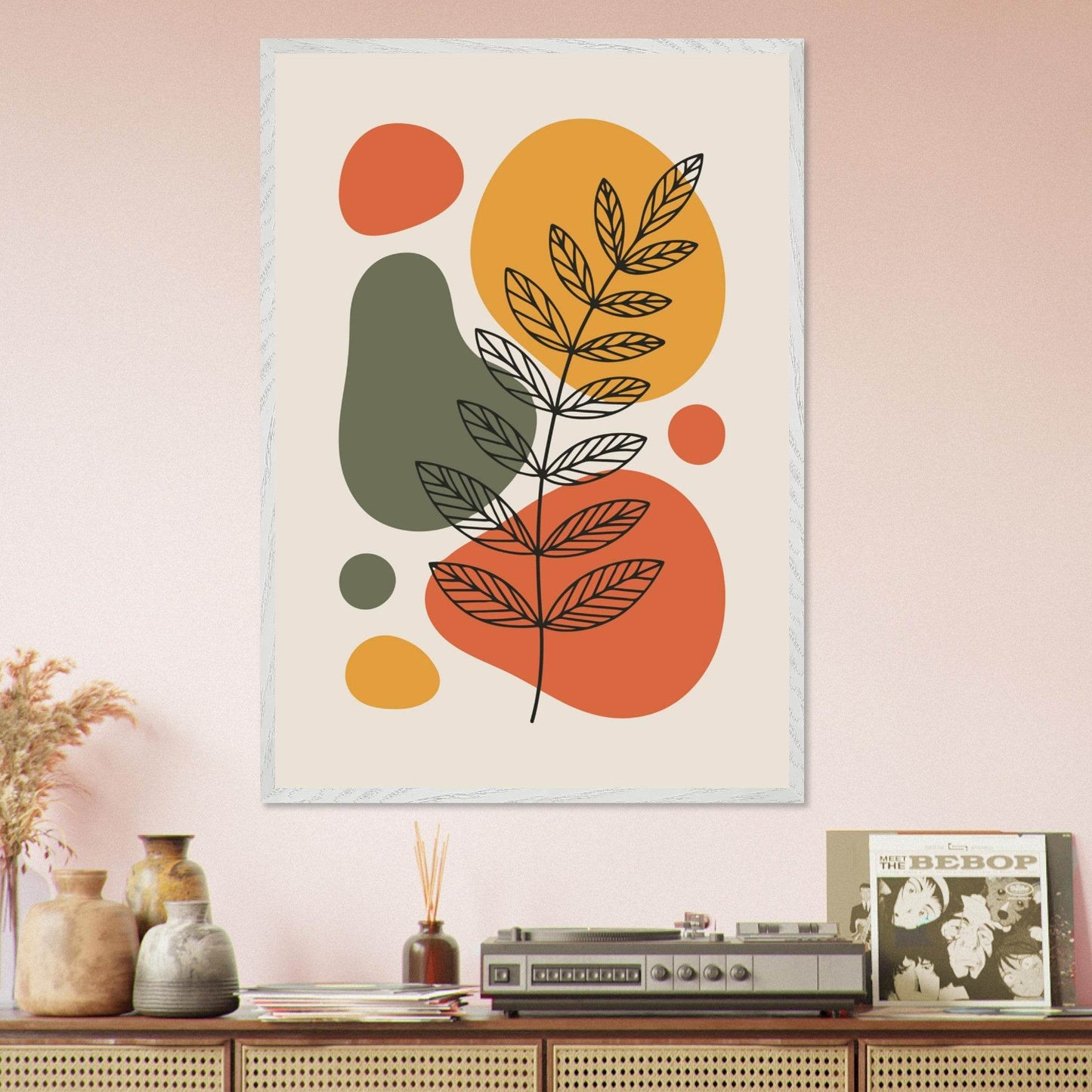 Botanical Nature Journey Abstract Wall Art - Vibrantwalls