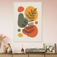 Botanical Nature Journey Abstract Wall Art - Vibrantwalls