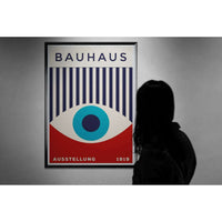 Bauhaus Geometric Eye 1919 Wall Art - Vibrantwalls