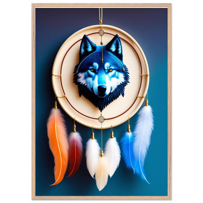 Mystic Wolf Dreamcatcher - Vibrantwalls