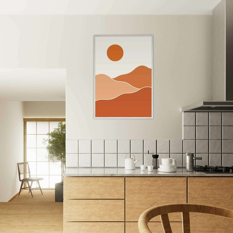 Abstract Desert Sunset - Vibrantwalls