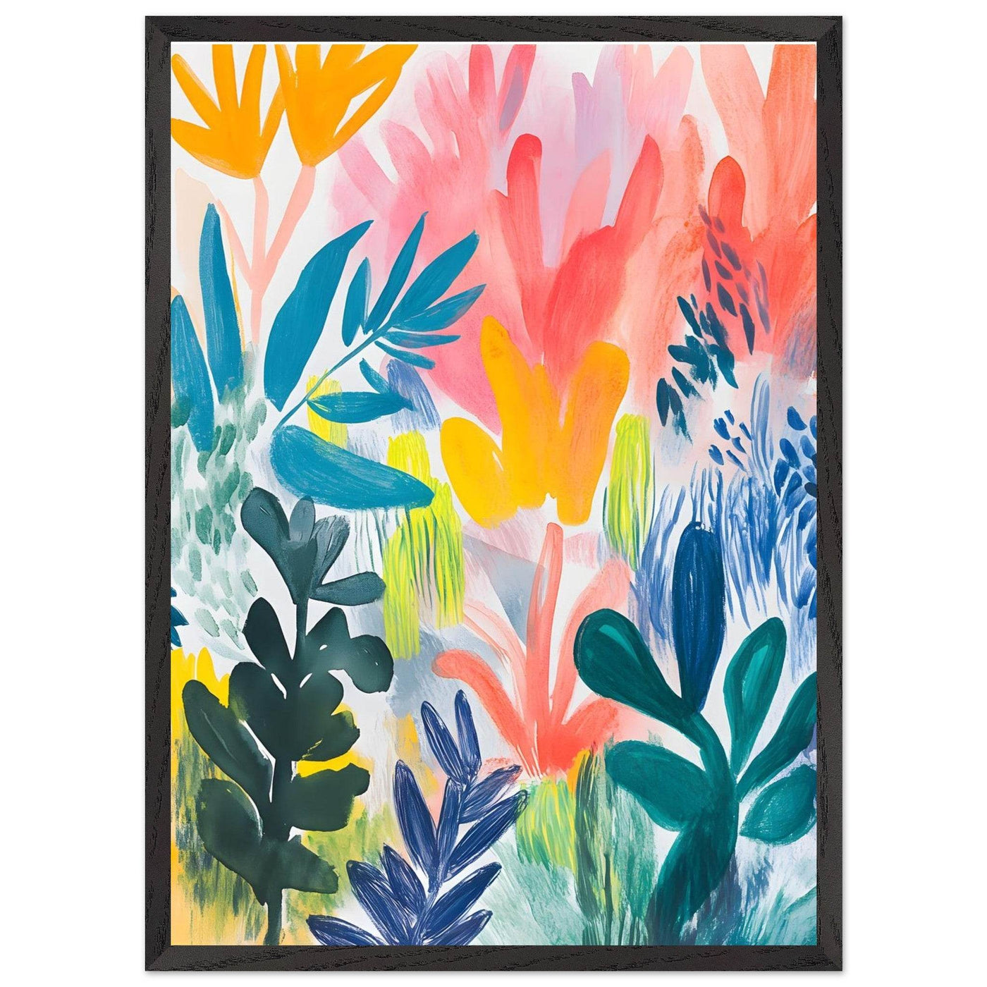 Abstract Floral Henri Matisse Botanical - Vibrantwalls