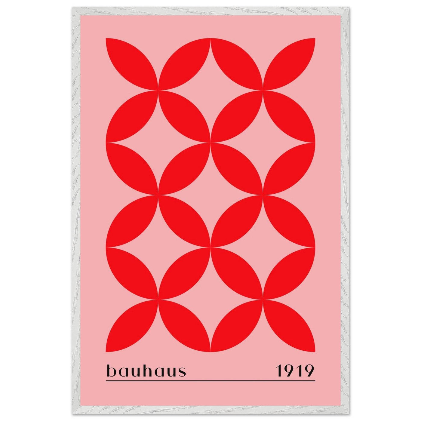Bauhaus Minimalist Bold Red Geometric Design - Vibrantwalls