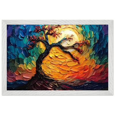 Impasto Tree of Life Poster - Vibrantwalls