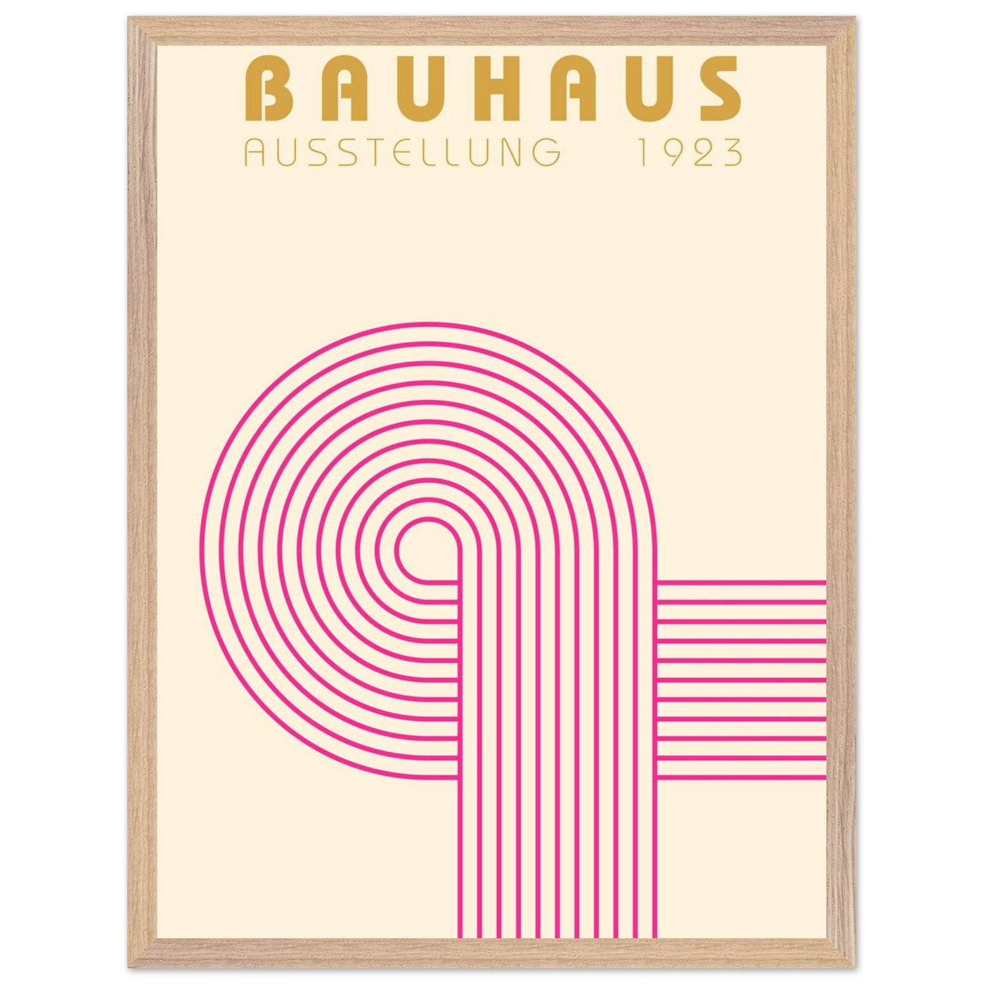 Bauhaus Pink Pop Decor for Modern Home Aesthetics - Vibrantwalls
