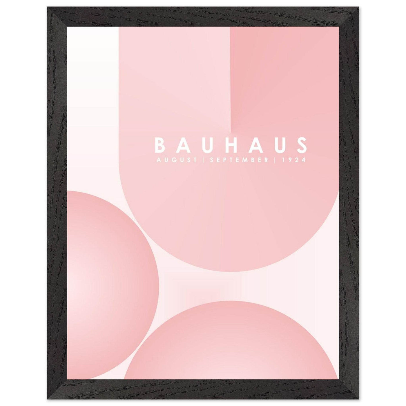 Bauhaus Soft Pink Geometric Design for Contemporary Spaces - Vibrantwalls