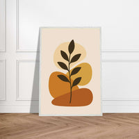 Modern Abstract Plant Greenery Wall Art - Vibrantwalls