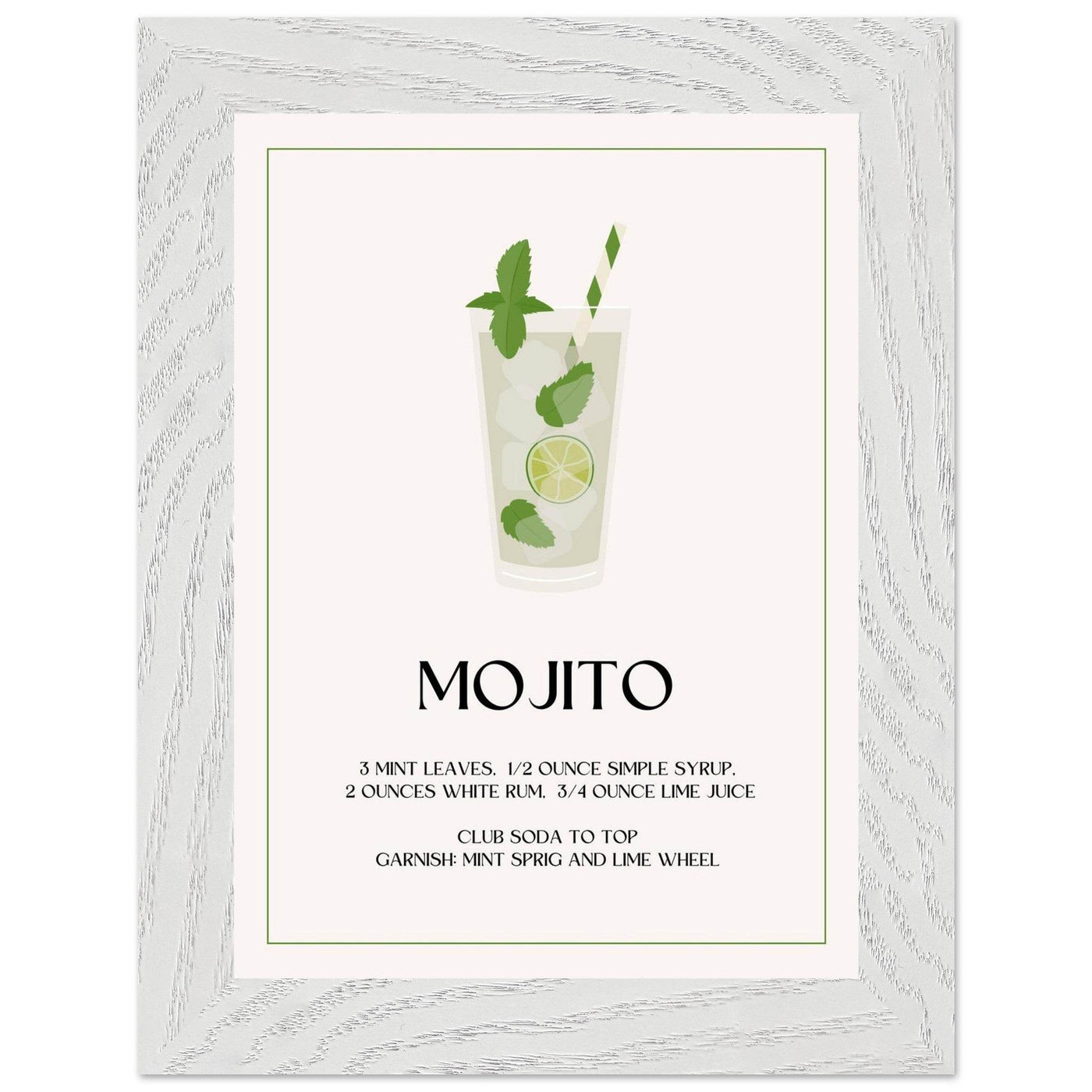 Mojito Cocktail Recipe - Vibrantwalls