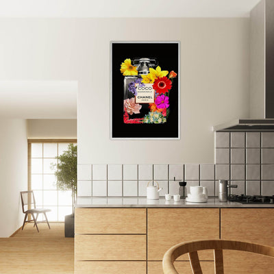 Vibrant Coco Mademoiselle Floral Art Print - Premium Framed Wall Decor in Your Choice of Size & Finish - Vibrantwalls