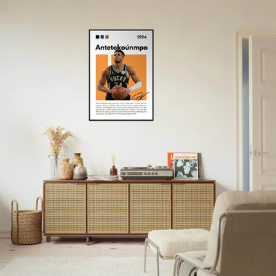 Giannis Antetokounmpo Greek Freak Bucks Poster - Vibrantwalls