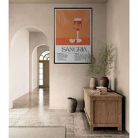 Sangria Cocktail Recipe Summer Wall Art - Vibrantwalls