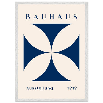 Bauhaus Exhibition 1919 - Navy Cream - Vibrantwalls