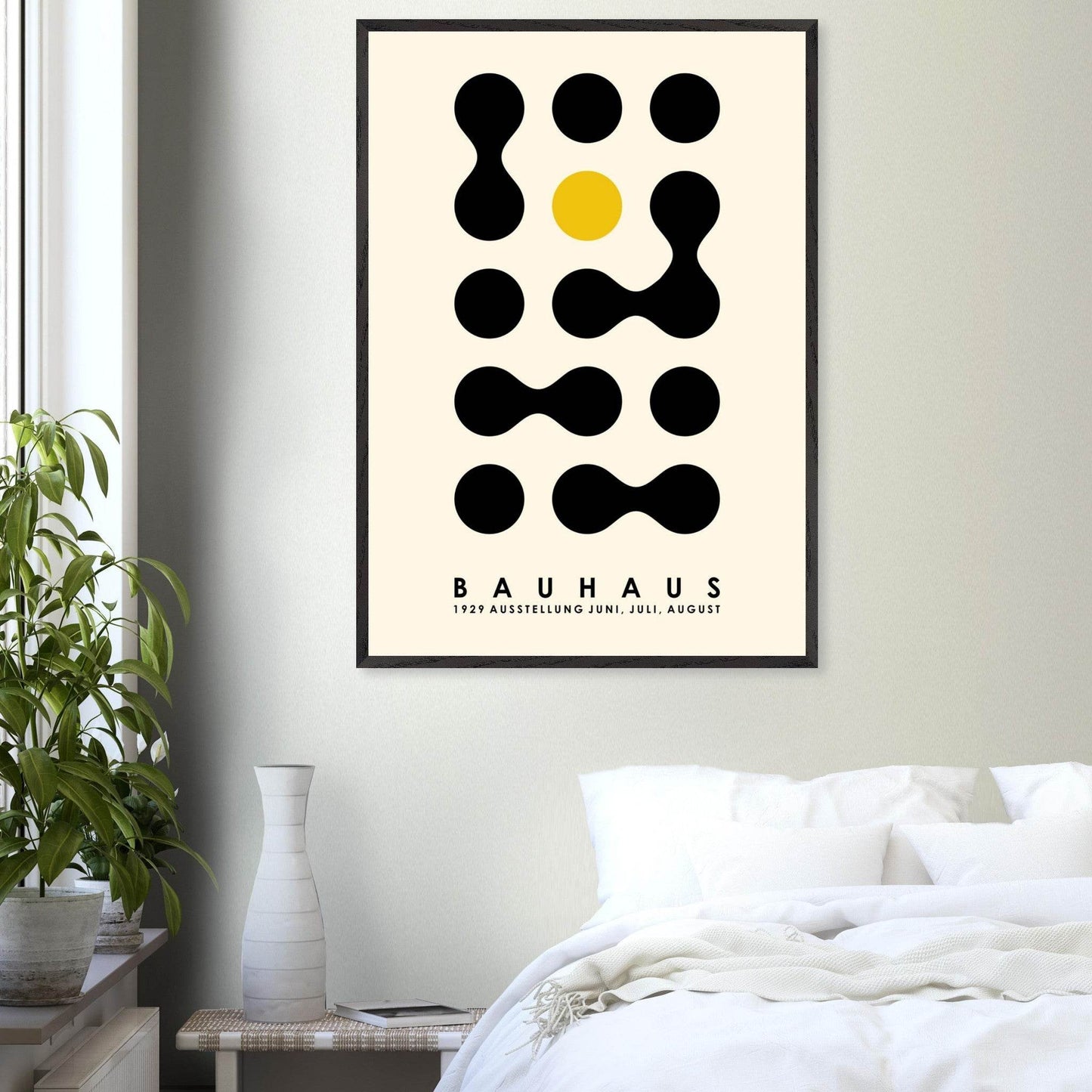 Bauhaus Geometric Shapes Modern Movement Style Design Wall Art - Vibrantwalls