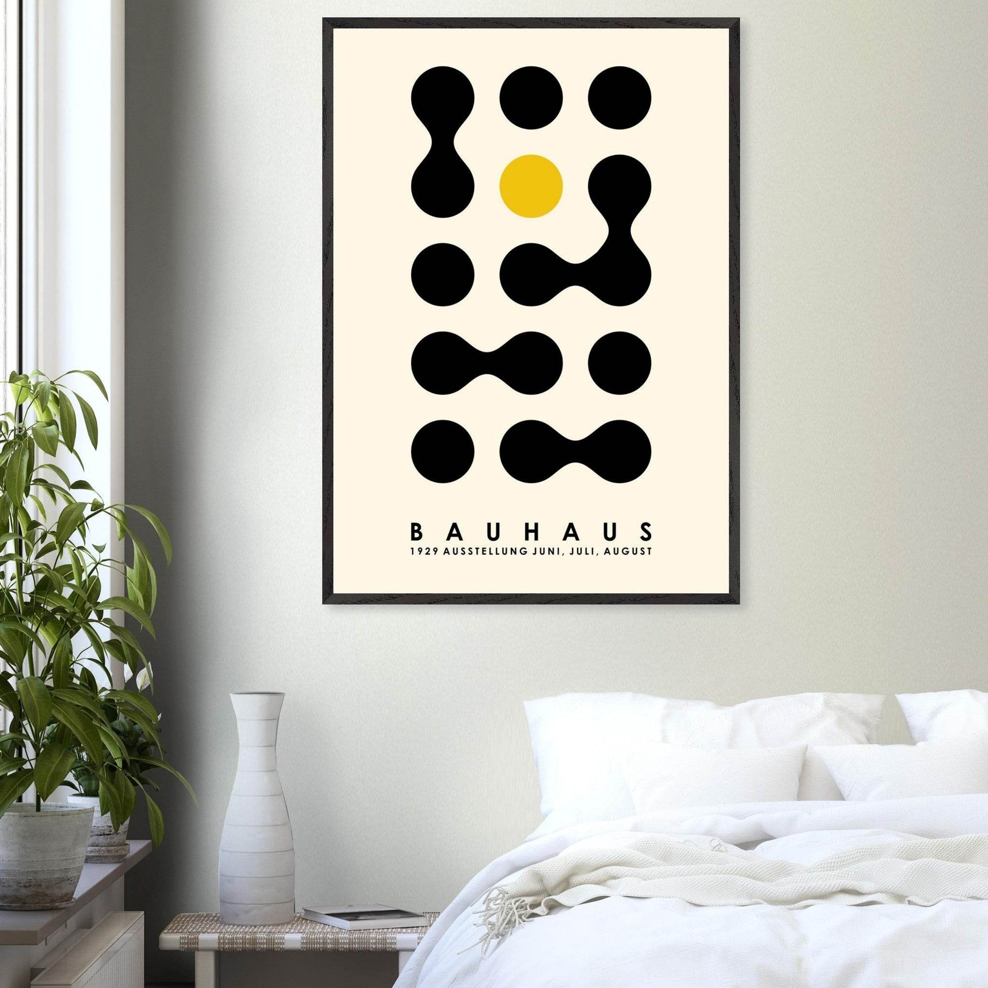 Bauhaus Geometric Shapes Modern Movement Style Design Wall Art - Vibrantwalls