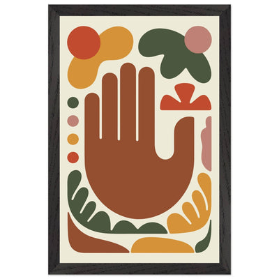 Abstract Desert Hues Hand - Vibrantwalls