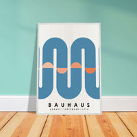 Bauhaus Style The Blue Wall Art - Vibrantwalls