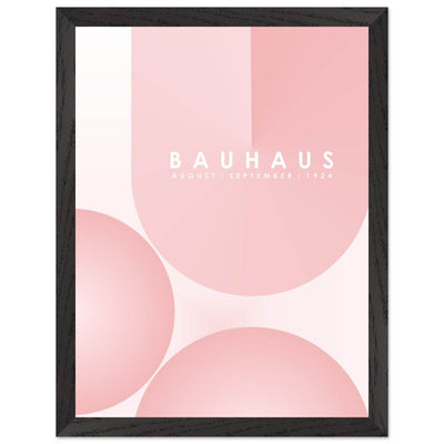 Bauhaus Soft Pink Geometric Design for Contemporary Spaces - Vibrantwalls