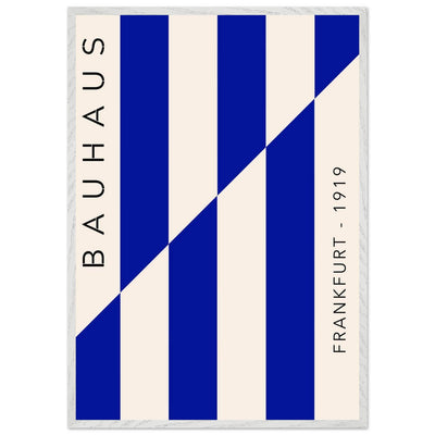 Bauhaus Ausstellung 1923 Blue & Cream - Vibrantwalls
