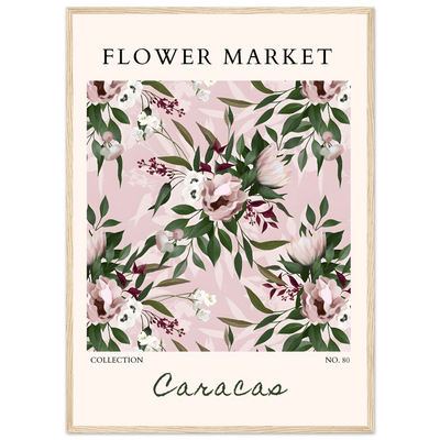 Blush Floral Dream Framed Poster – Elegant Botanical Art Print | Ready-to-Hang in Multiple Sizes & Frame Styles - Vibrantwalls