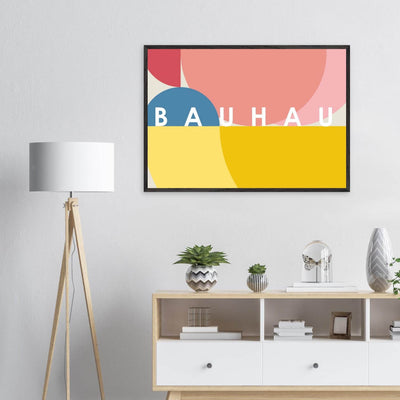 Bauhaus-Style 'The Blue Tunnel' - Vibrantwalls