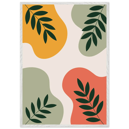 Botanical Nature Inspired Abstract Wall Art - Vibrantwalls